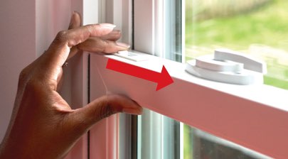How to Remove and Replace the Sash on Your Double-Hung Windows - Step 1: Unlock Window