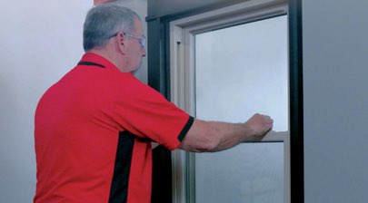 How to Remove and Replace the Sash on Your Double-Hung Windows - Step 6: Slide Sash Down