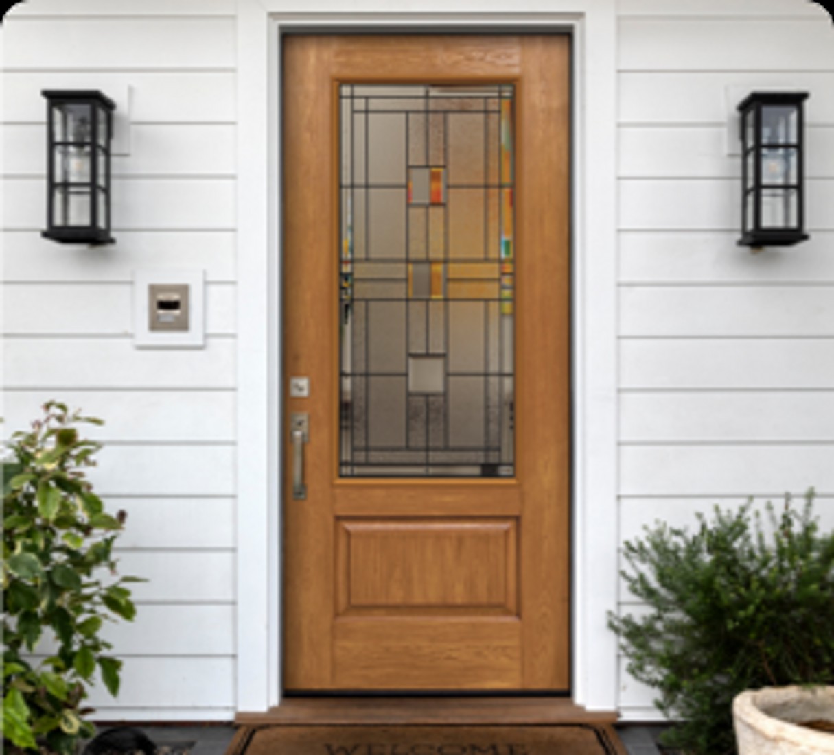 Front Entry Doors | Decorative Glass, Steel and Fiberglass Styles