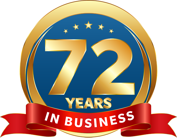 72 Years in Business