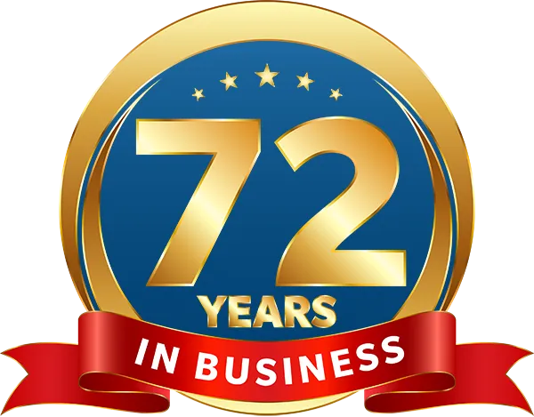 72 Years in Business