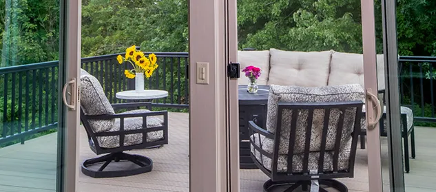 Champion sunroom door interior