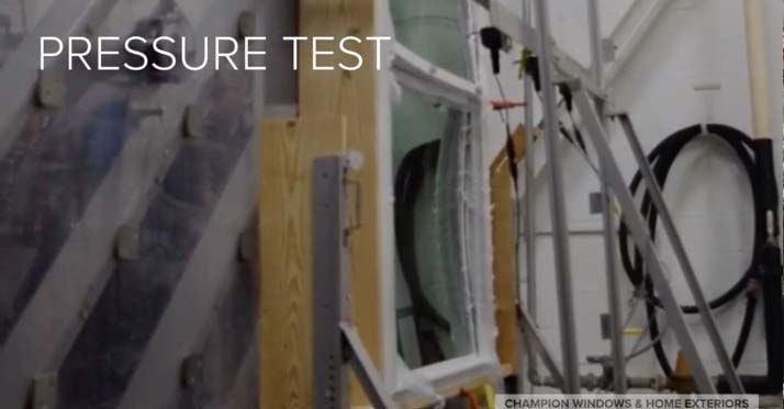 Pressure testing windows