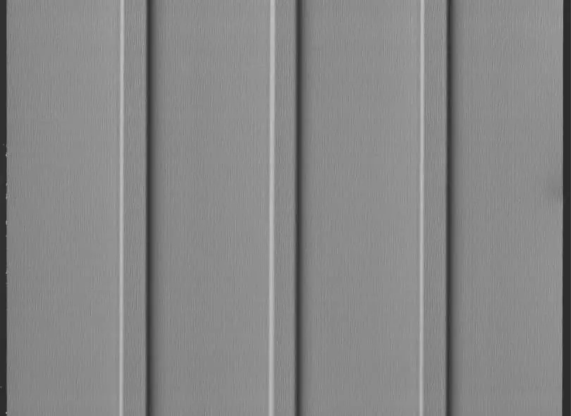 Board and Batton siding in greystone color