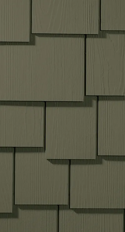 Staggered Hardie Shingle