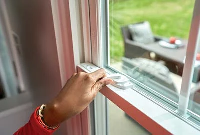 Photo of window locked and fully closed
