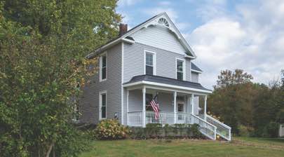 Finished home with new Champion siding installed