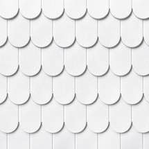 Half Round Shake siding swatch