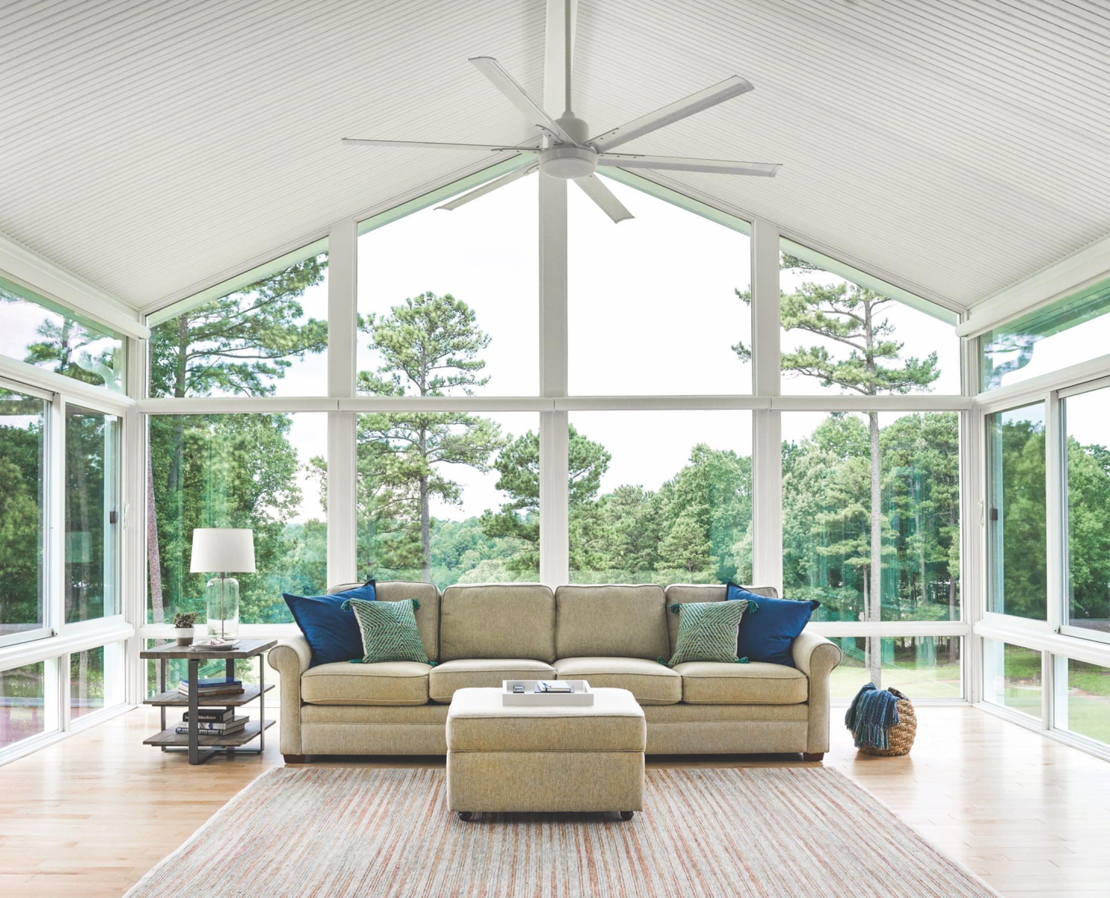 Sunrooms Using Large Windows